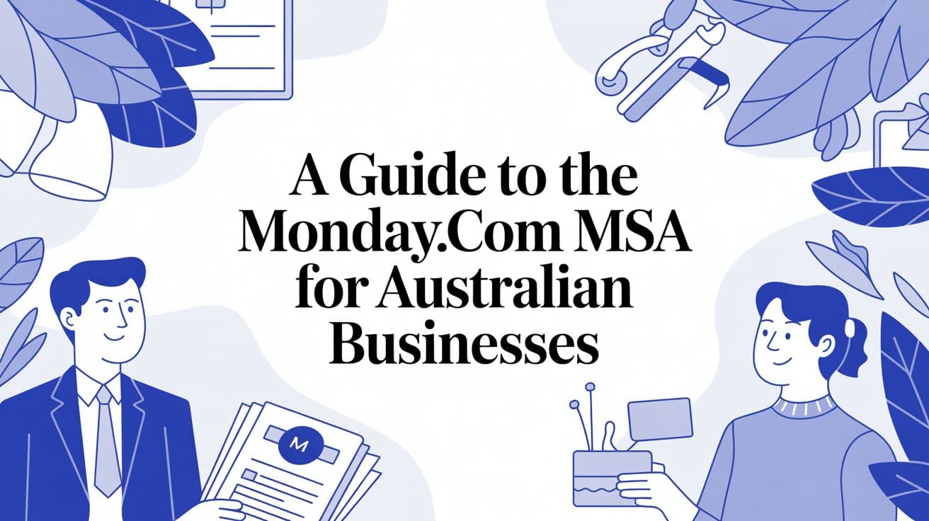A Guide to the Monday.com MSA for Australian Businesses